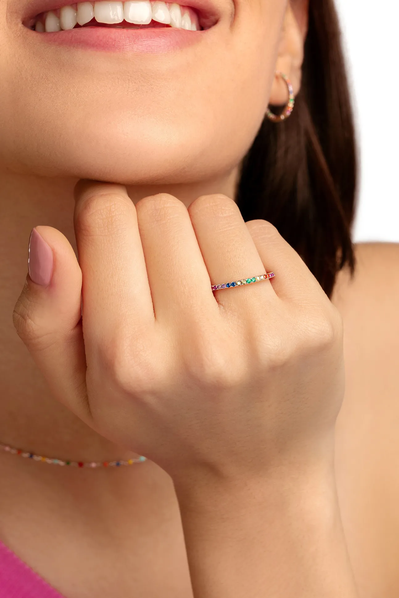 Anillo Cleo Colors Plata