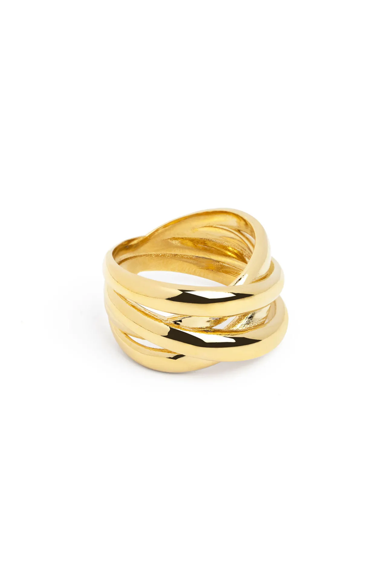 Anillo Double Cross Oro