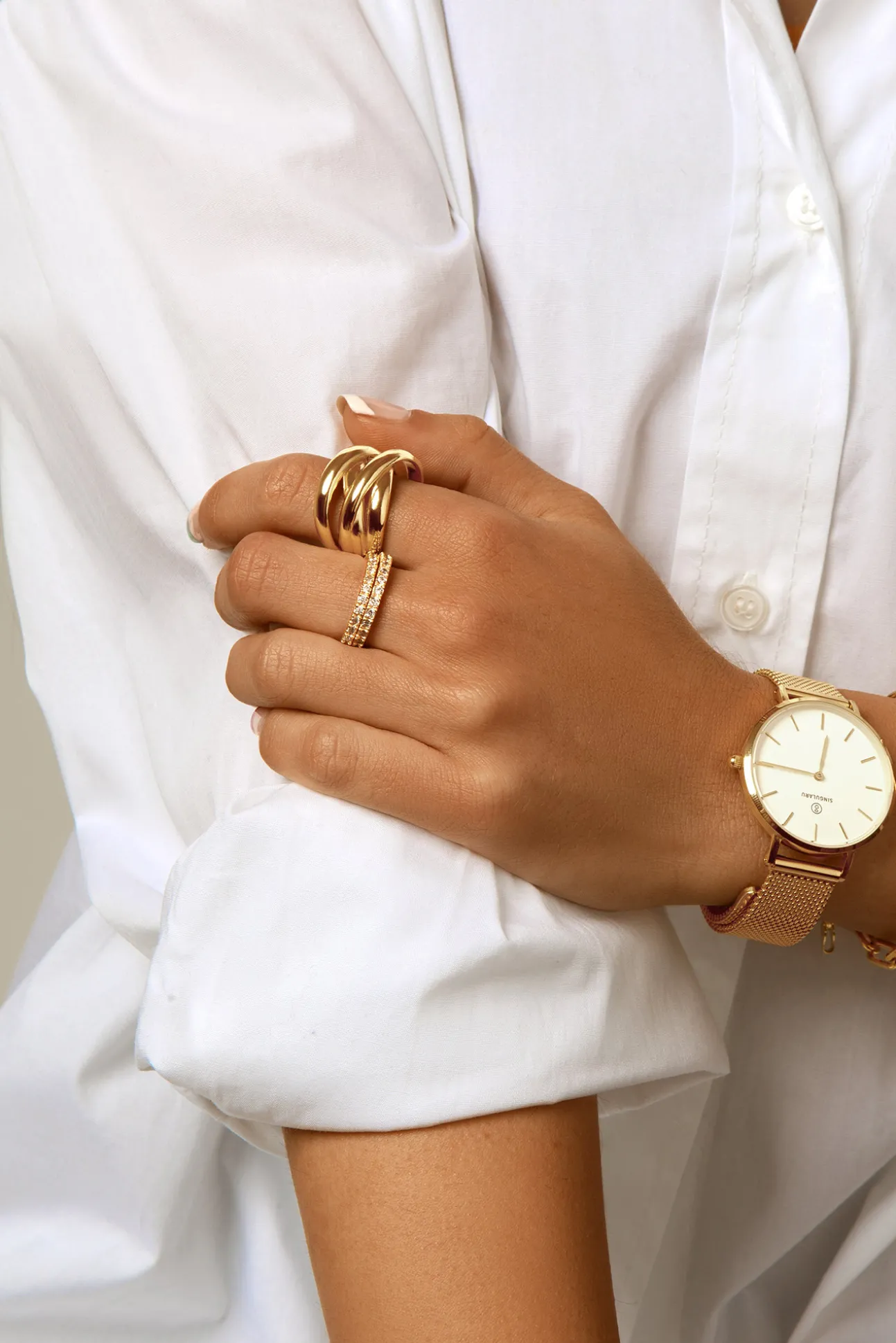Anillo Riviere Oro