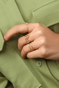 Anillo Spiral Spark Oro