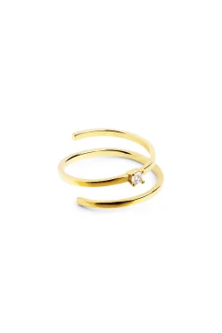 Anillo Spiral Spark Oro