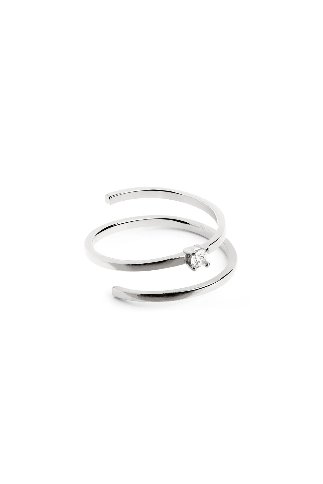 Anillo Spiral Spark Plata