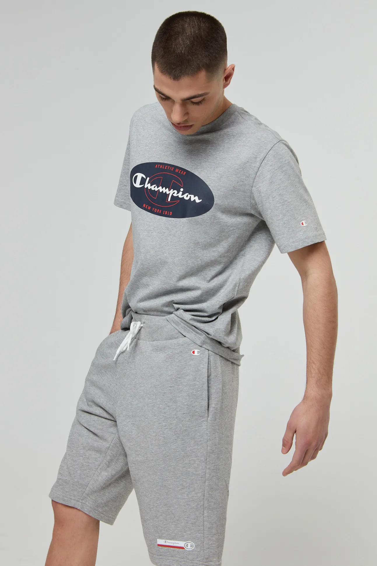 Bermudas De Algodon Y Cinta Con Logotipo