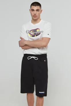 Bermudas De Algodon Y Cinta Con Logotipo