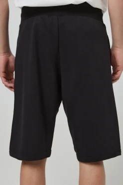 Bermudas De Algodon Y Cinta Con Logotipo