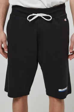 Bermudas De Algodon Y Cinta Con Logotipo