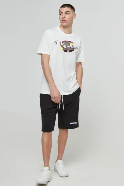 Bermudas De Algodon Y Cinta Con Logotipo