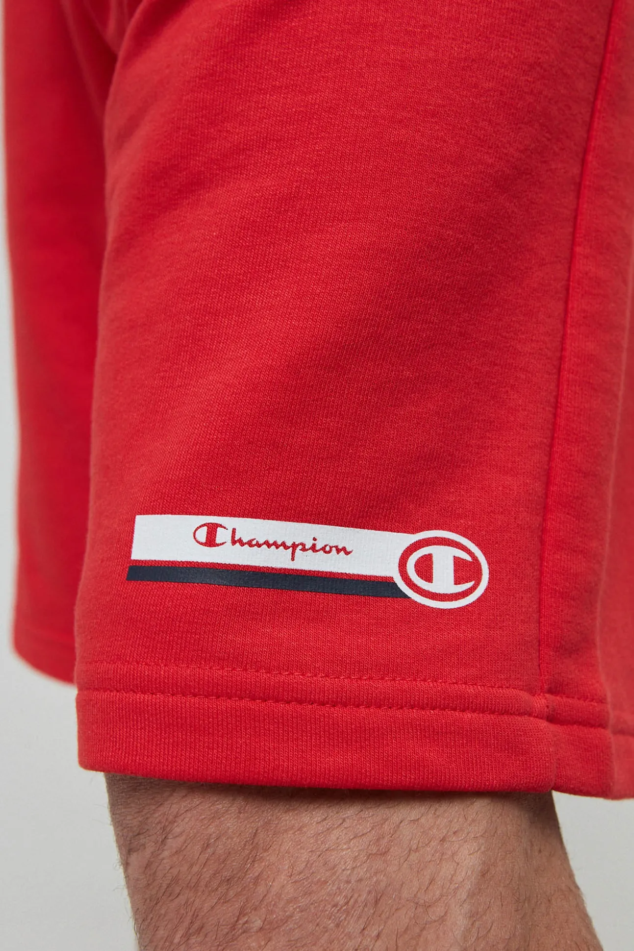 Bermudas De Algodon Y Cinta Con Logotipo