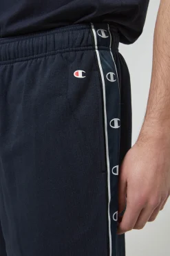 Bermudas De Algodon Y Cinta Con Logotipo