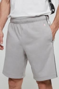 Bermudas De Algodon Y Cinta Con Logotipo
