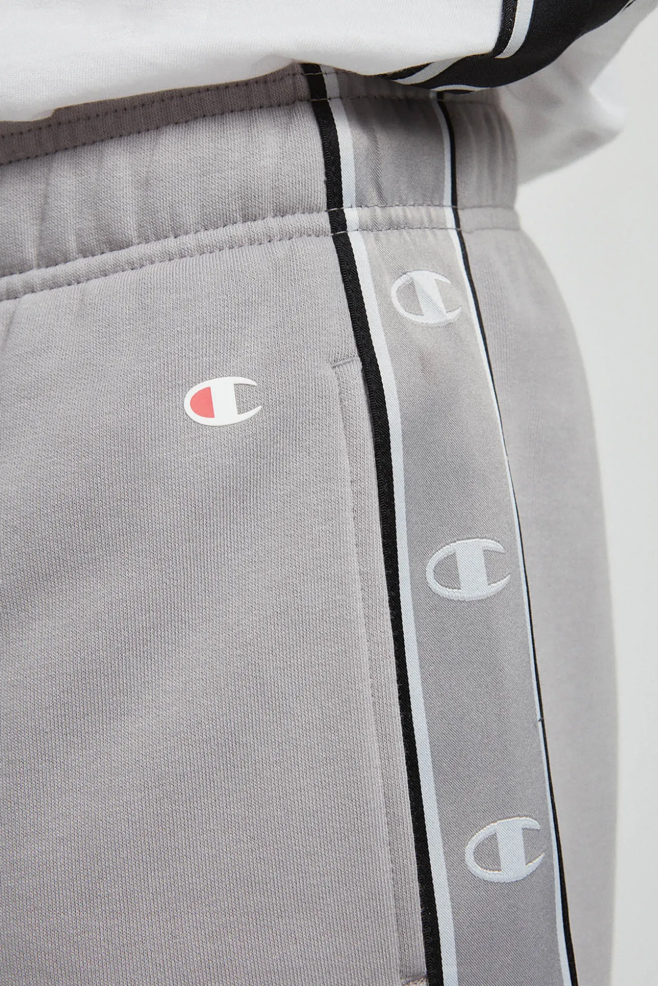 Bermudas De Algodon Y Cinta Con Logotipo