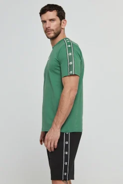 Bermudas De Algodon Y Cinta Con Logotipo