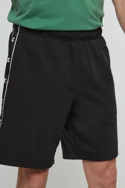Bermudas De Algodon Y Cinta Con Logotipo