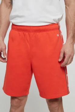 Bermudas De Algodon Y Cinta Con Logotipo