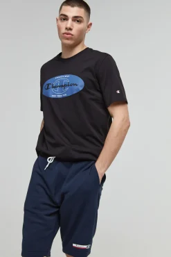 Bermudas De Algodon Y Cinta Con Logotipo