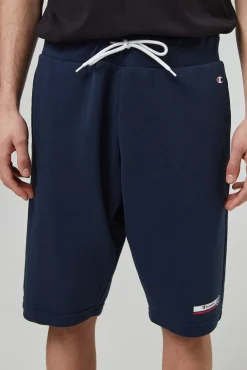 Bermudas De Algodon Y Cinta Con Logotipo