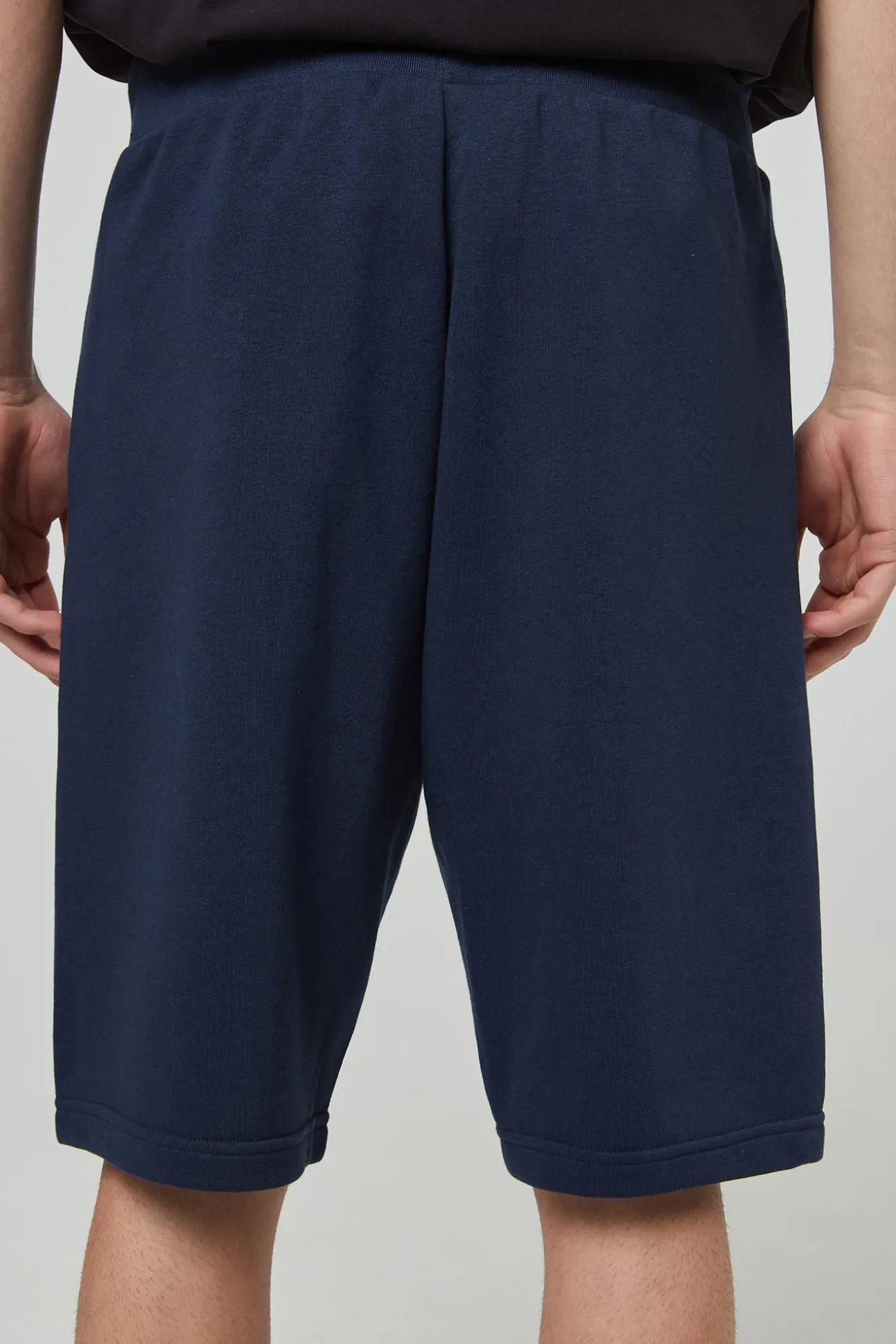 Bermudas De Algodon Y Cinta Con Logotipo