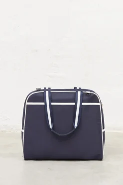 Bolso Padel Efecto Piel Marino