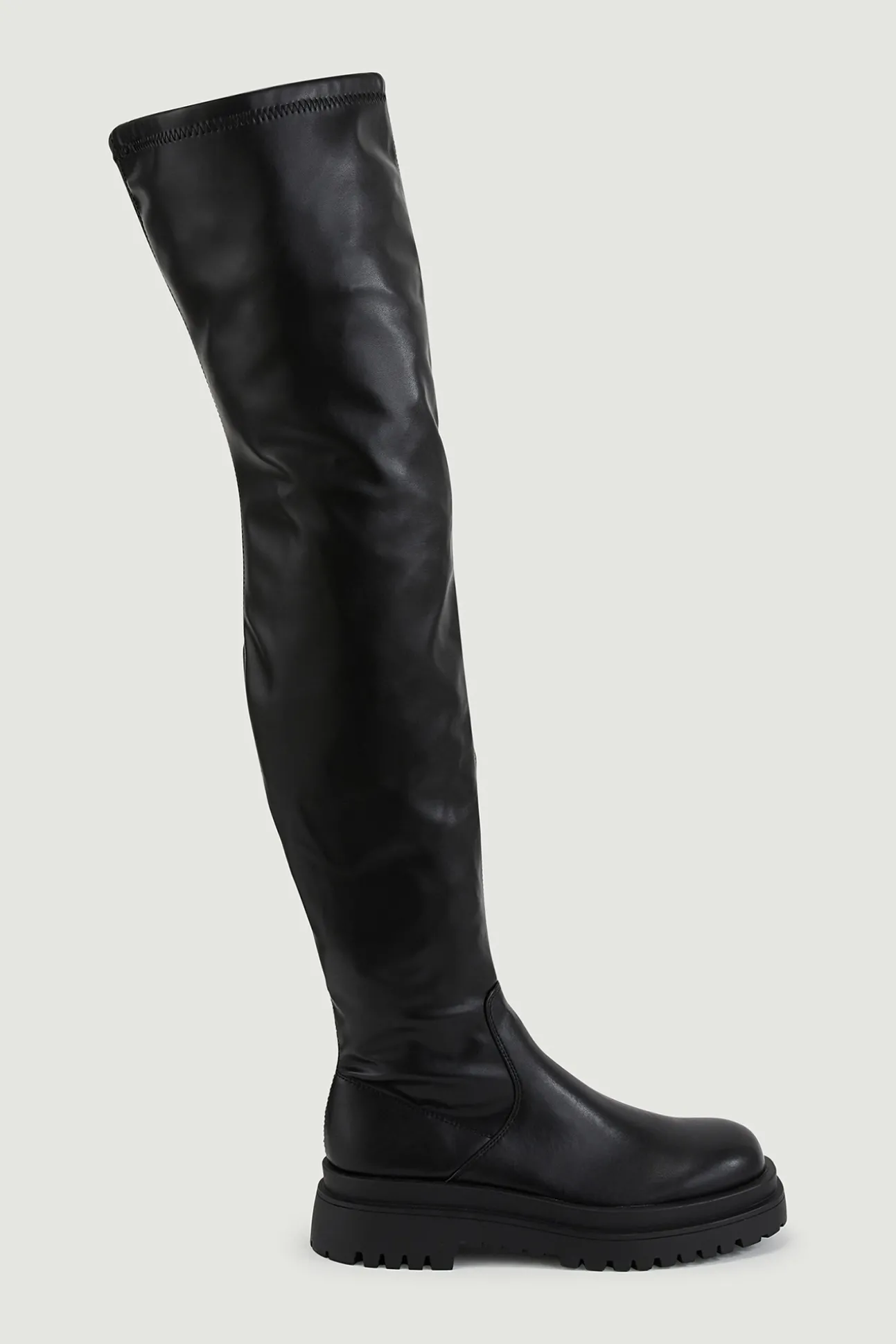 Botas Polipiel Mosqueteras Flexibles Con Suela Dentada