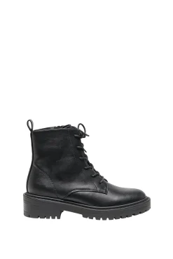 Botin Polipiel Con Cordones