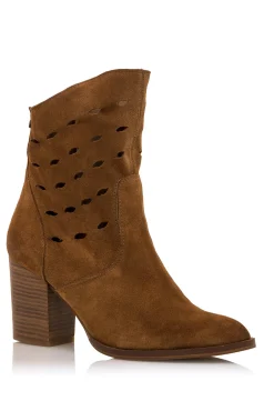 Botines De Tacon Frontier Mustang - Mujer