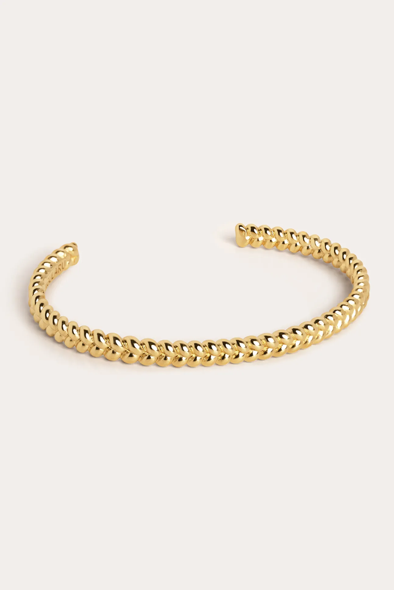 Brazalete Cord Baño Oro