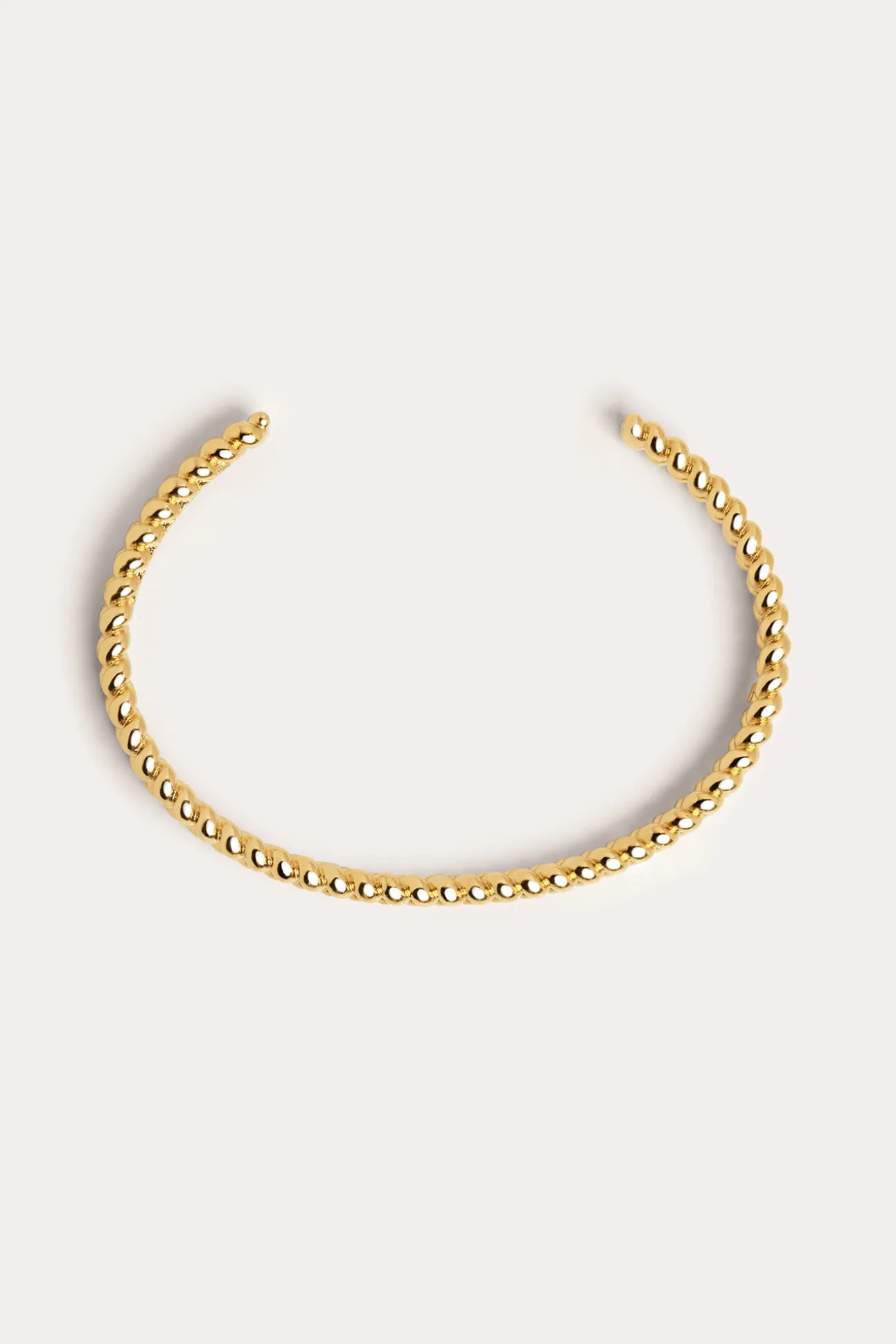 Brazalete Cord Baño Oro