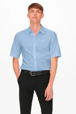 Camisa De Manga Larga Con Botones