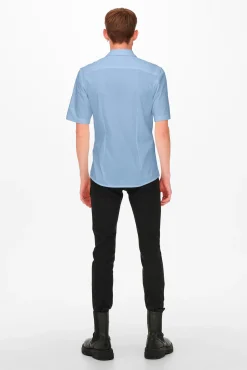 Camisa De Manga Larga Con Botones