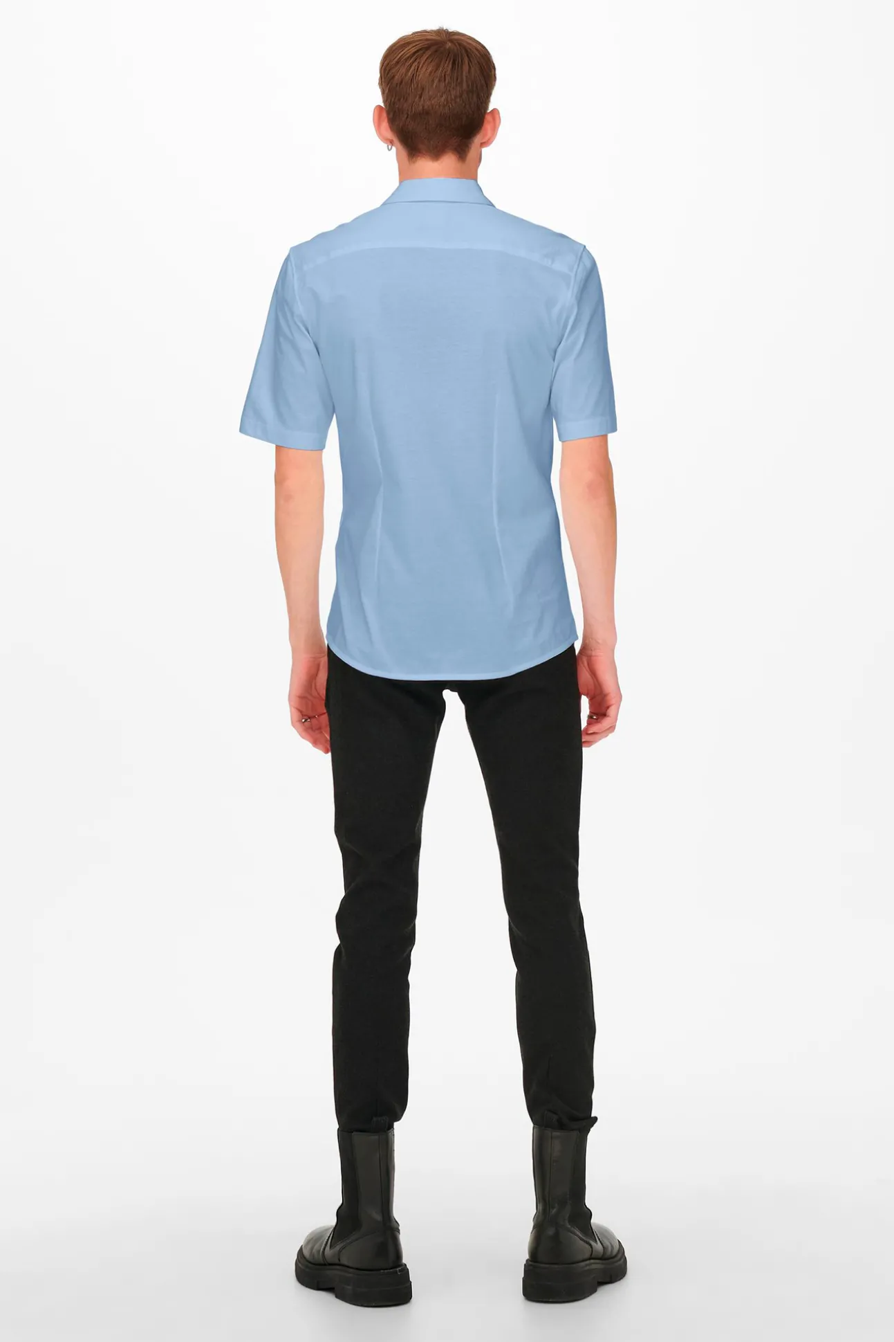 Camisa De Manga Larga Con Botones