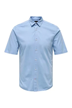 Camisa De Manga Larga Con Botones