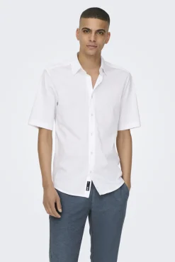 Camisa De Manga Larga Con Botones