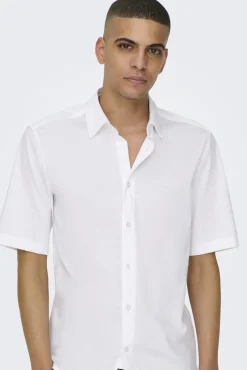 Camisa De Manga Larga Con Botones