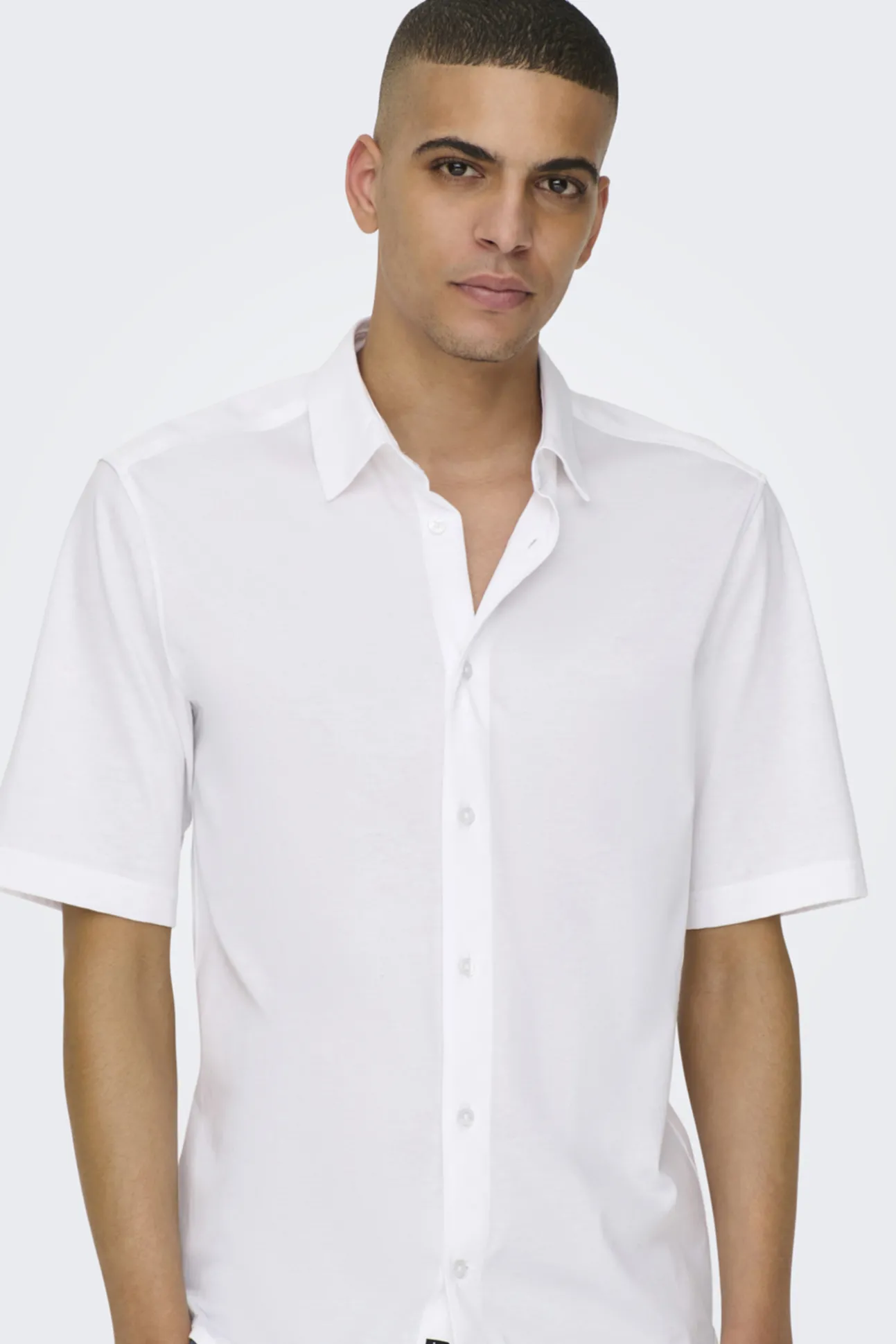 Camisa De Manga Larga Con Botones