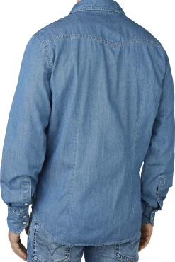 Camisa Denim De Hombre Manga Larga.