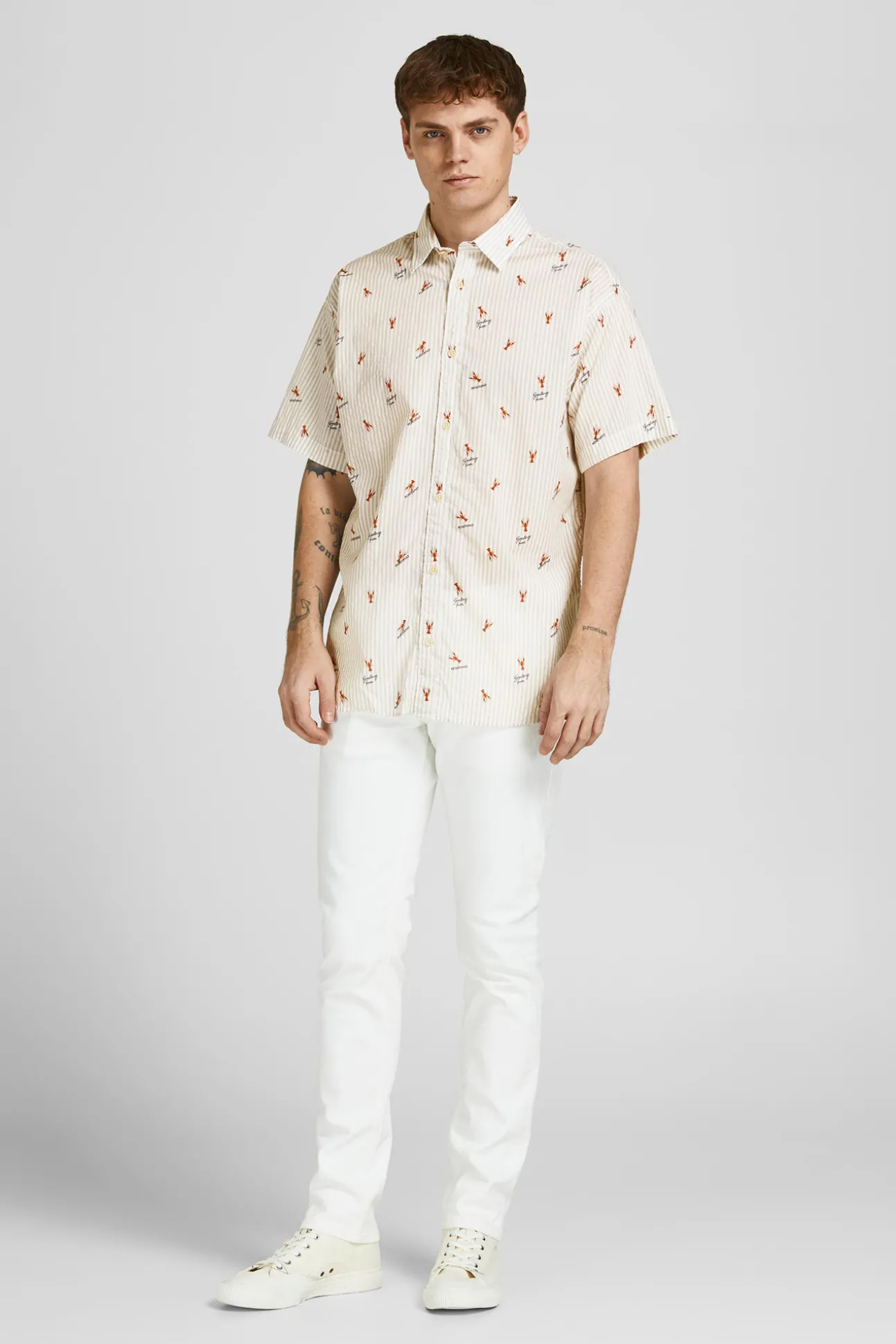 Camisa Estampada Algodon