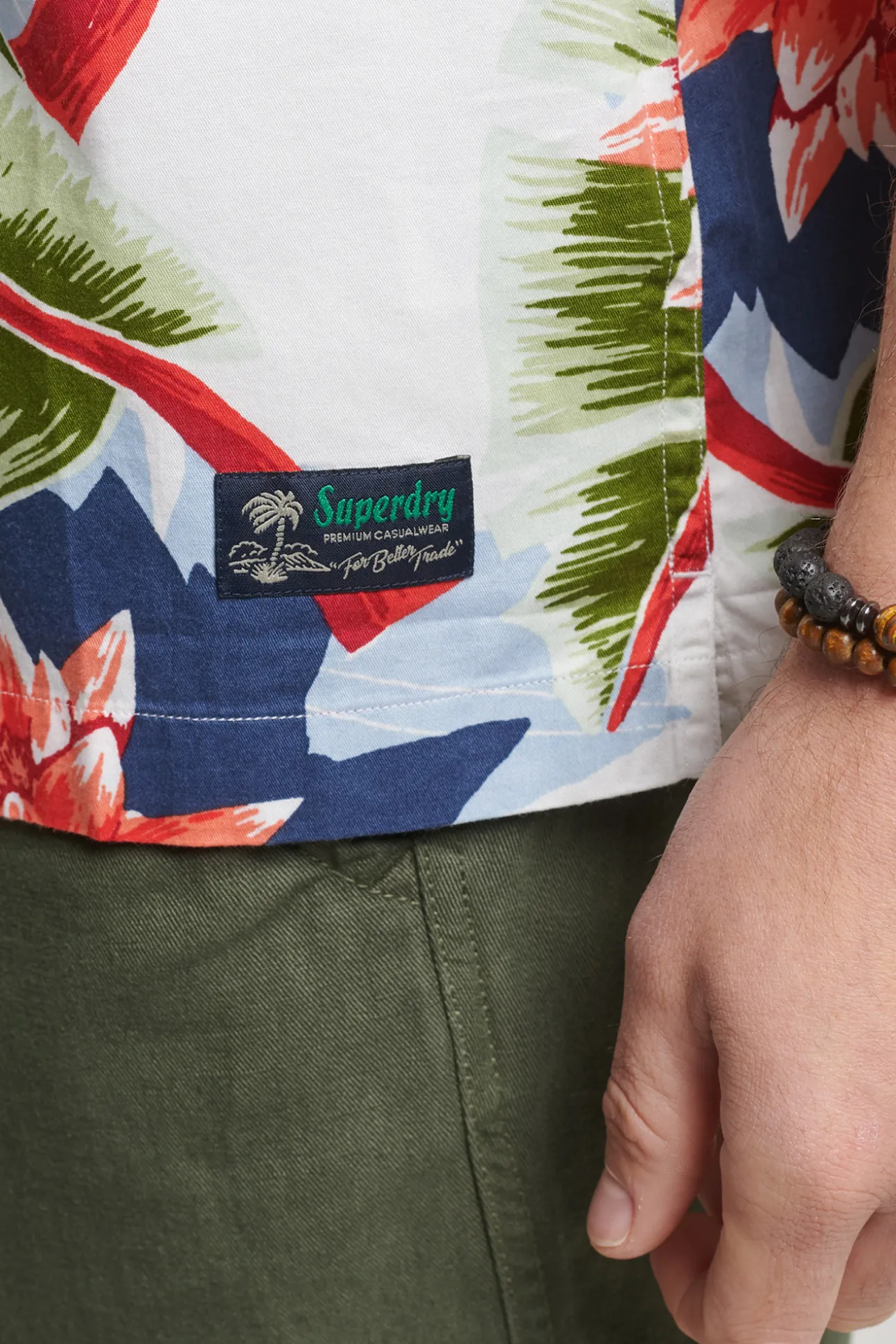 Camisa Hawaiana De Manga Corta Vintage