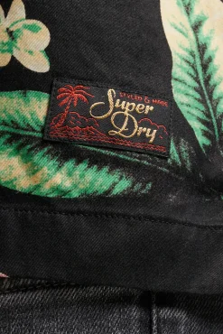 Camisa Hawaiana De Manga Corta Vintage