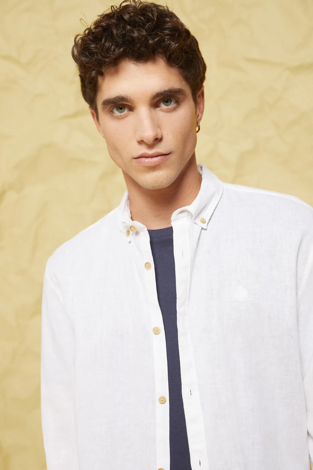 Camisa Lino Color