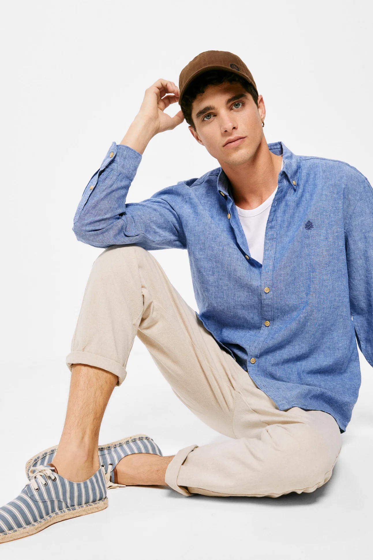 Camisa Lino Color