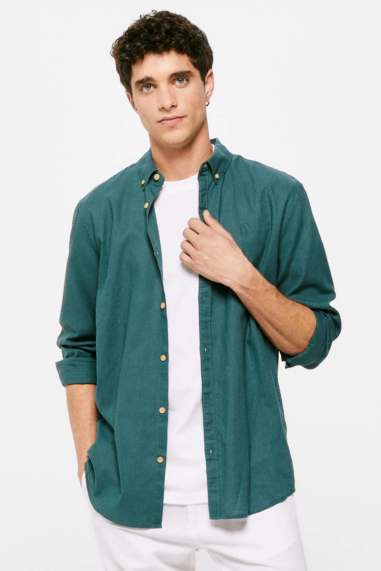 Camisa Lino Color
