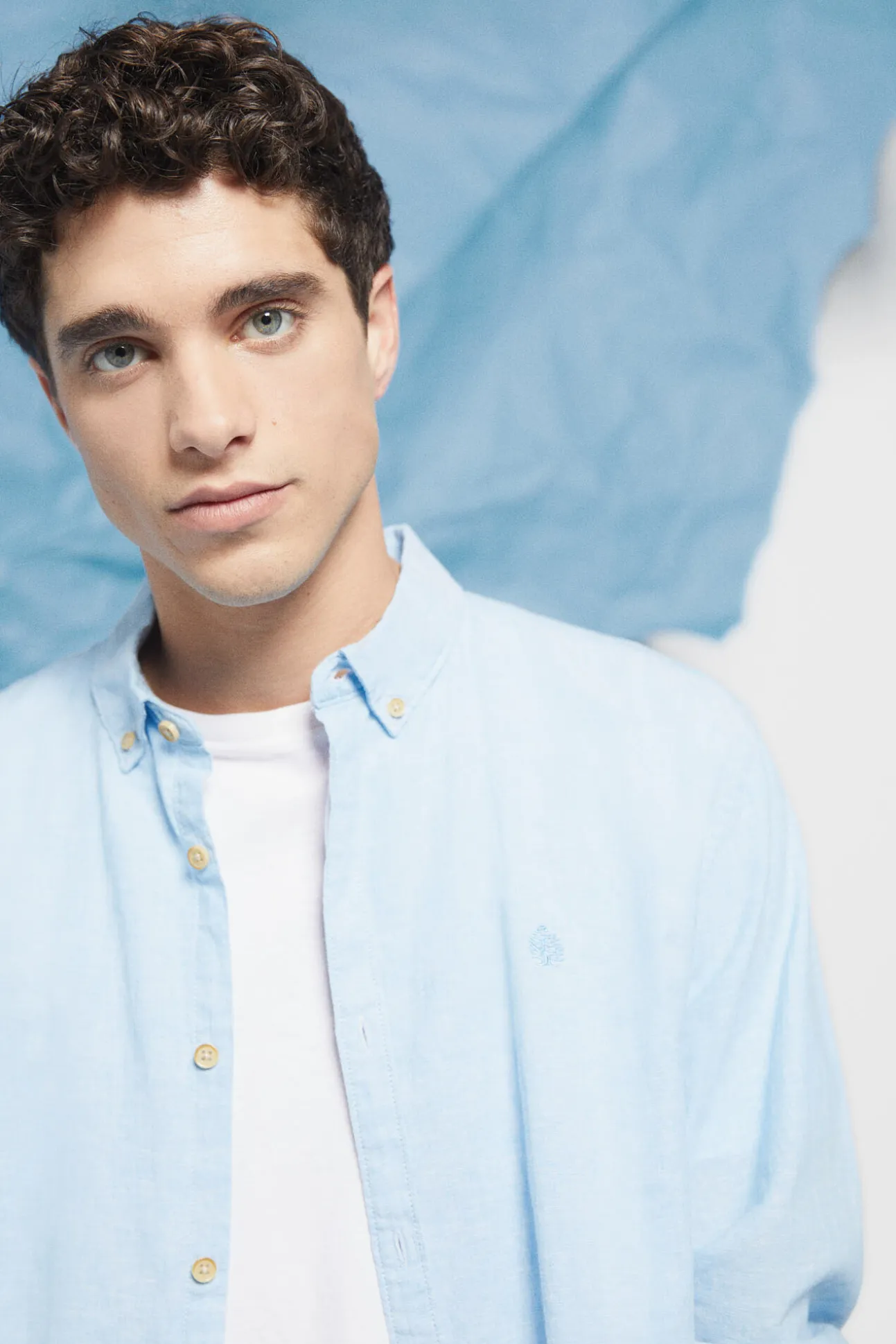 Camisa Lino Color