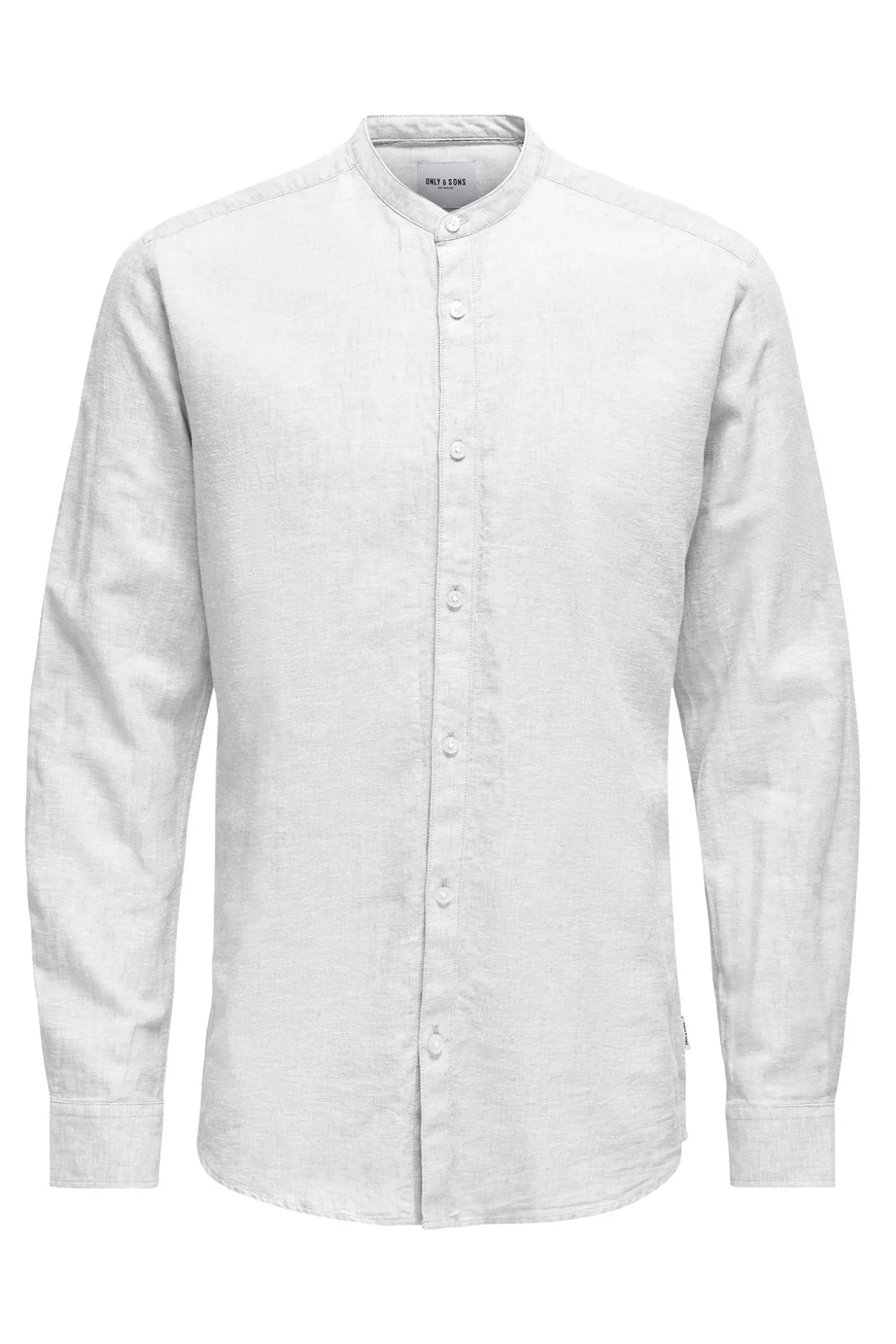 Camisa Lino Cuello Mao