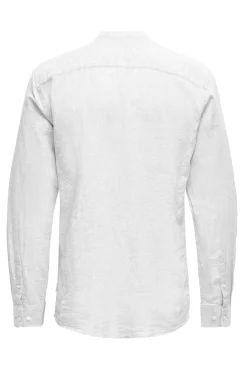 Camisa Lino Cuello Mao