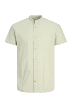 Camisa Lino Cuello Mao