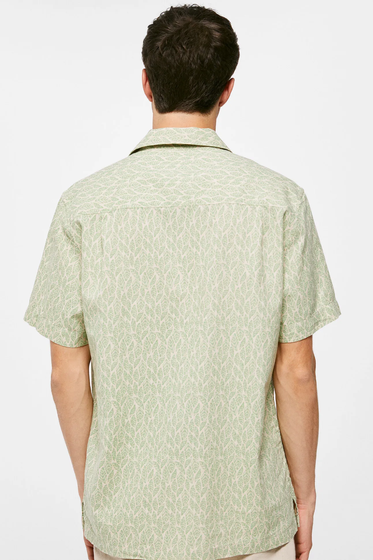 Camisa Lino Estampada