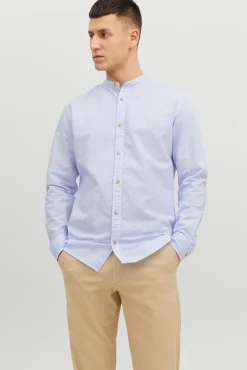 Camisa Lino Manga Larga
