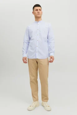 Camisa Lino Manga Larga