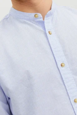 Camisa Lino Manga Larga