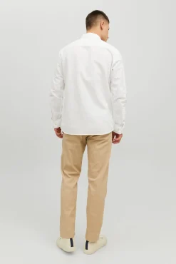 Camisa Lino Manga Larga